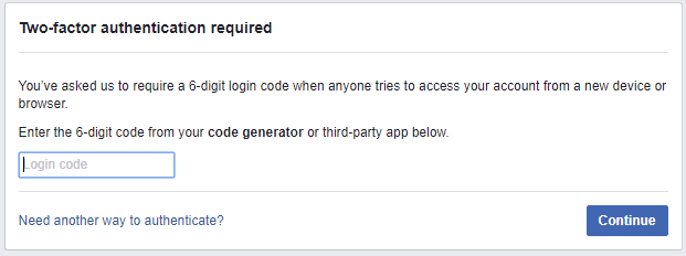 Enter Login Code
