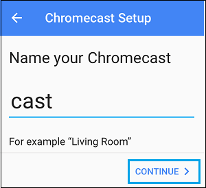 name of chromecast