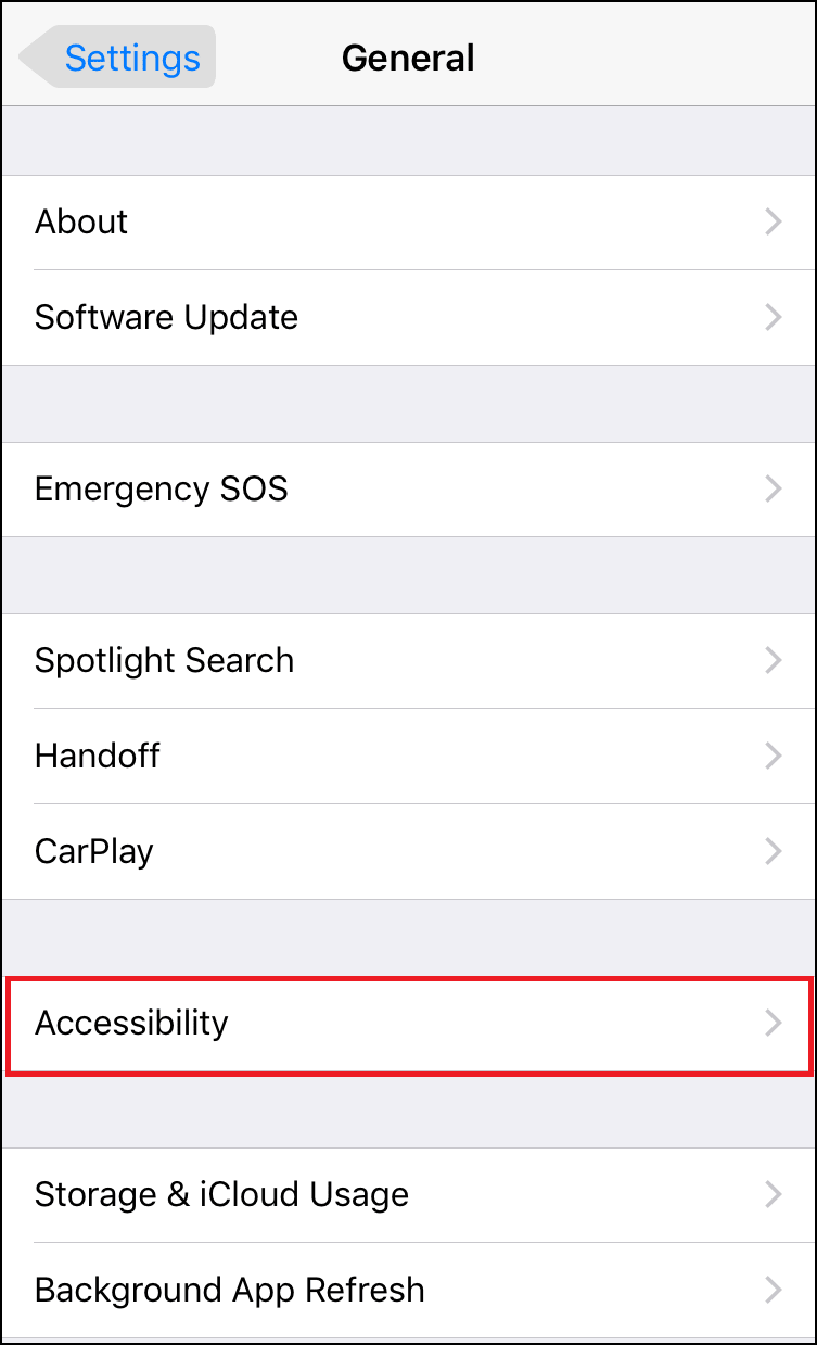 Accessibility
