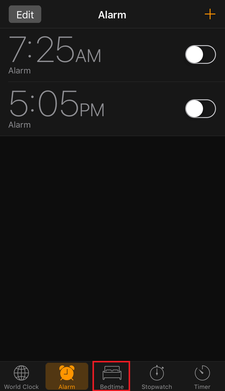 Bedtime Alarm