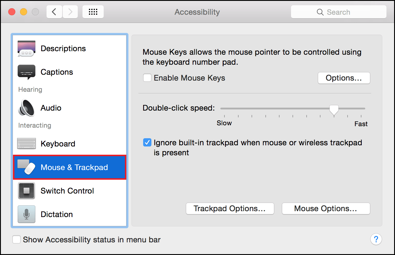 Disabling Trackpad When Mouse Is Connected