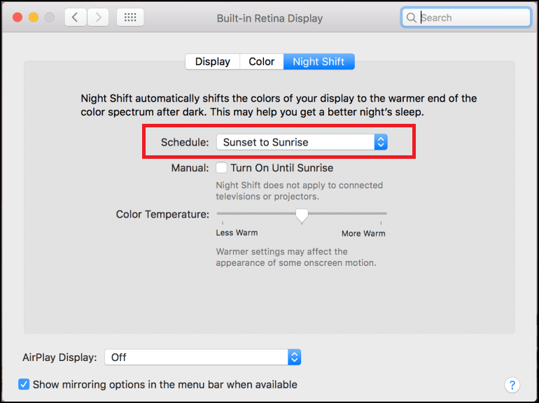 Night Shift Automatic