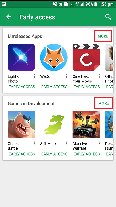Unreleased Apps and Games in Development