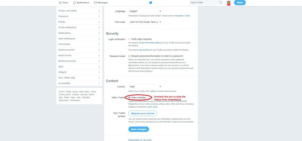 Stop Twitter Videos From Autoplaying web
