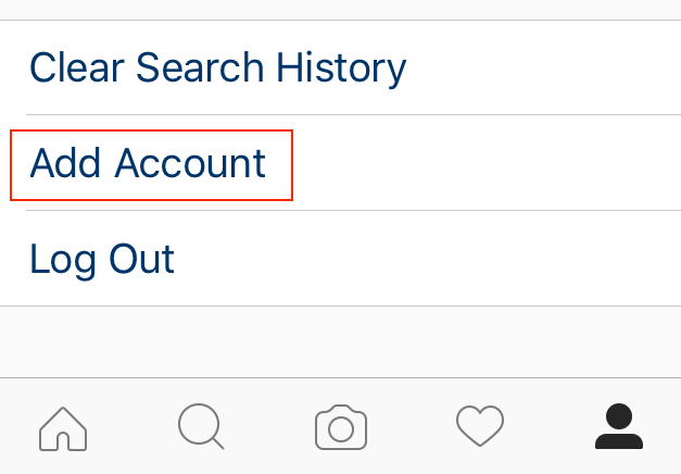 Switch bw instagram accounts