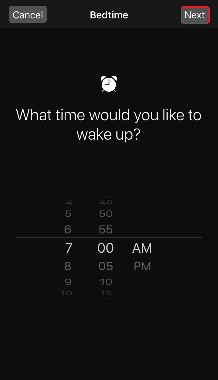Wake-up time