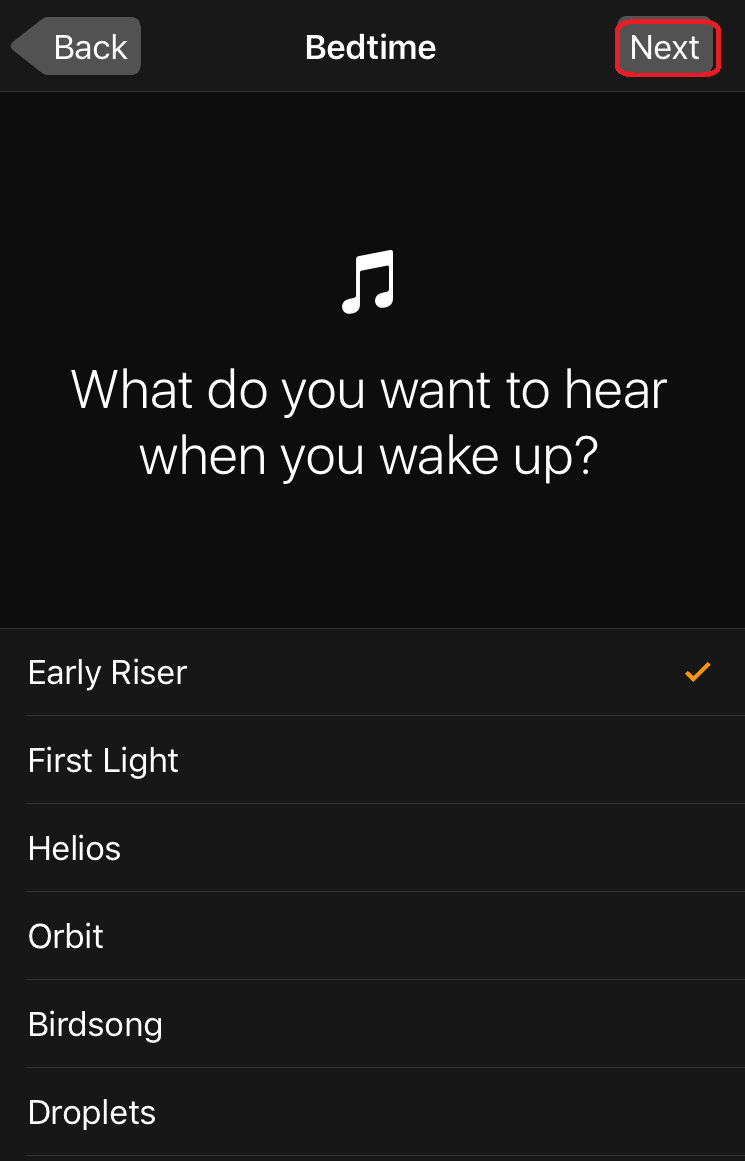 Wakeup Sound