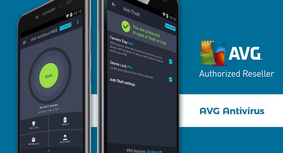 does avg antivirus work on android