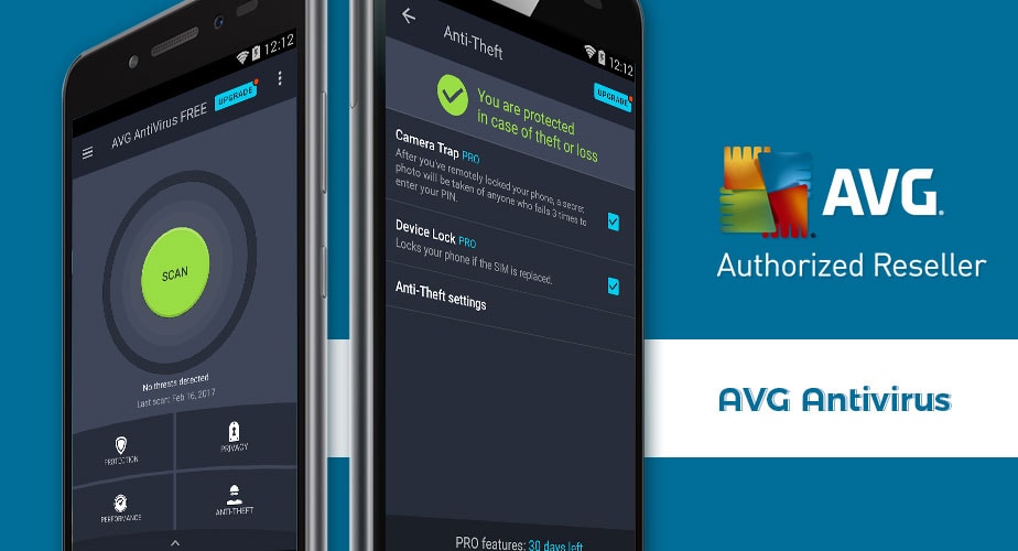 avg antivirus android phone