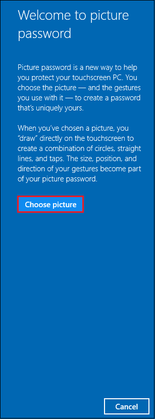 choose picture