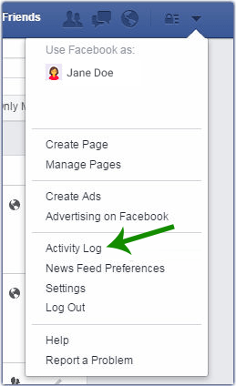 Delete Facebook Search History