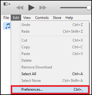 iTunes Preferences