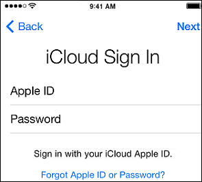 icloud signin