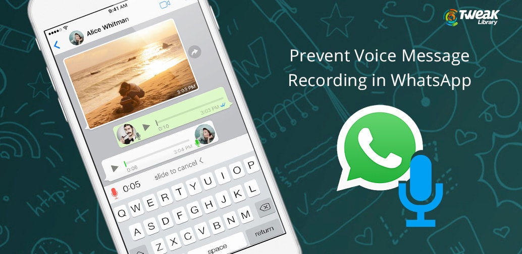 Disable Voice Message Recording In WhatsApp For iPhone