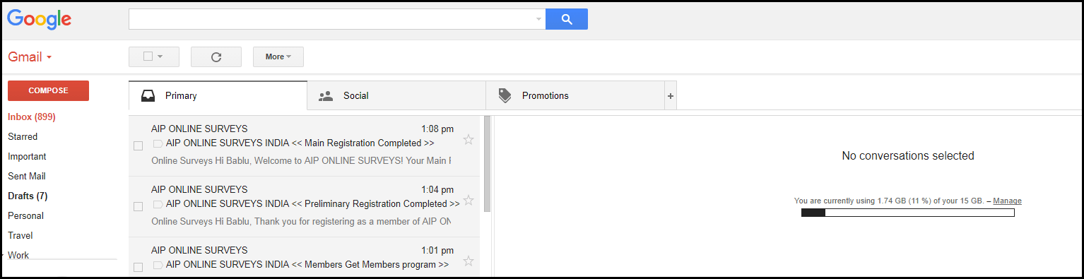 enable Preview Pane in our Gmail account