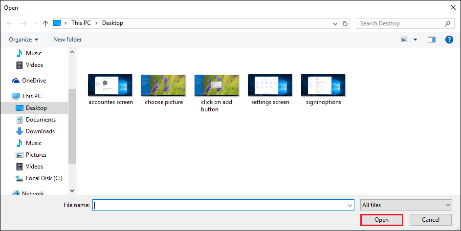 select picture