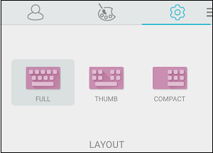 thumb keyboard