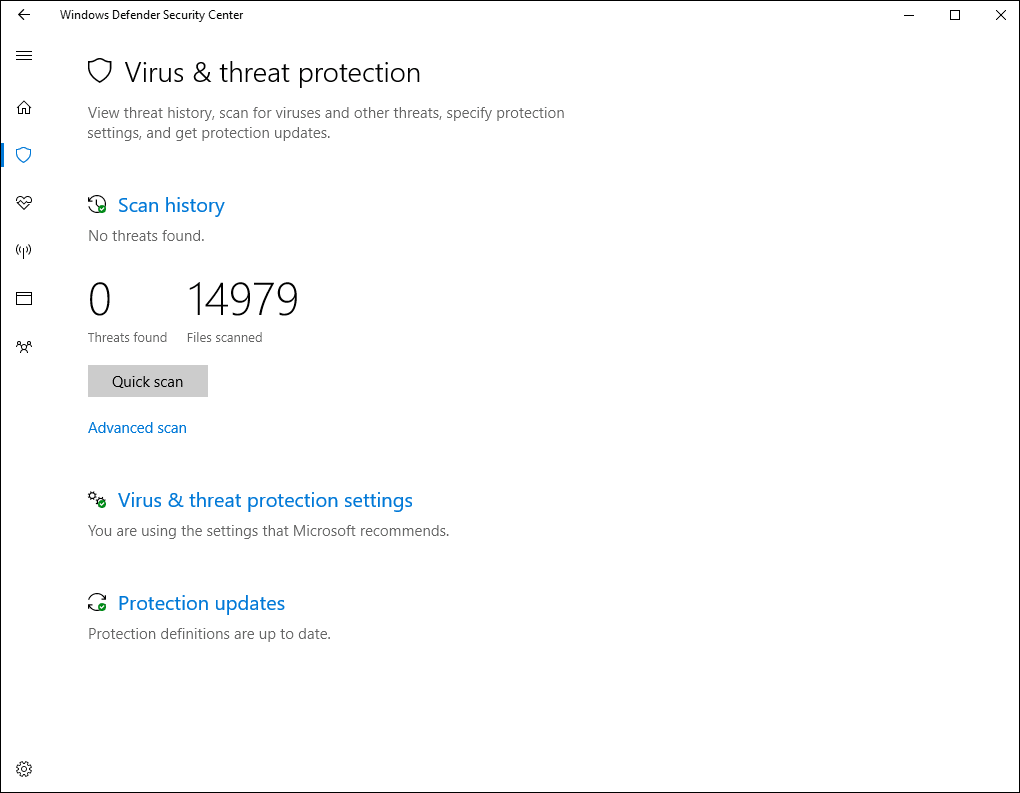 Introducing all new Windows Defender Security Center