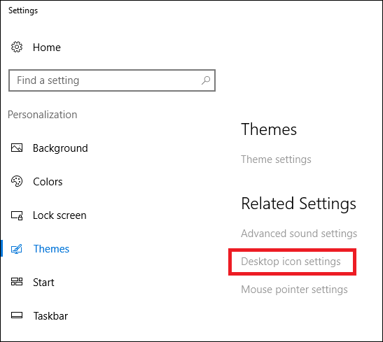 windows 10 personalize